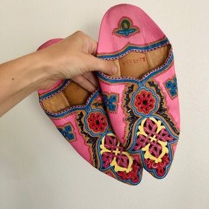 Pink Moroccan Slippers
